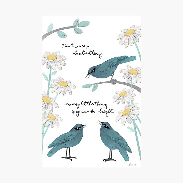 Item preview, Three Little Birds ("Don't Worry About a Thing") designed and sold by KShedenhelm.