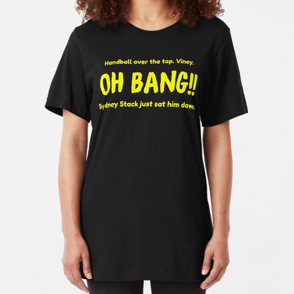 Stack Bang - Richmond 2019 Black Slim Fit T-Shirt