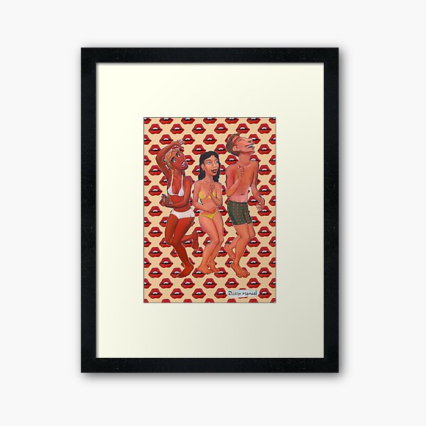 Vista previa del artículo con la obra «Bailando en la playa 9», diseñado y vendido por Diego Manuel Rodriguez.