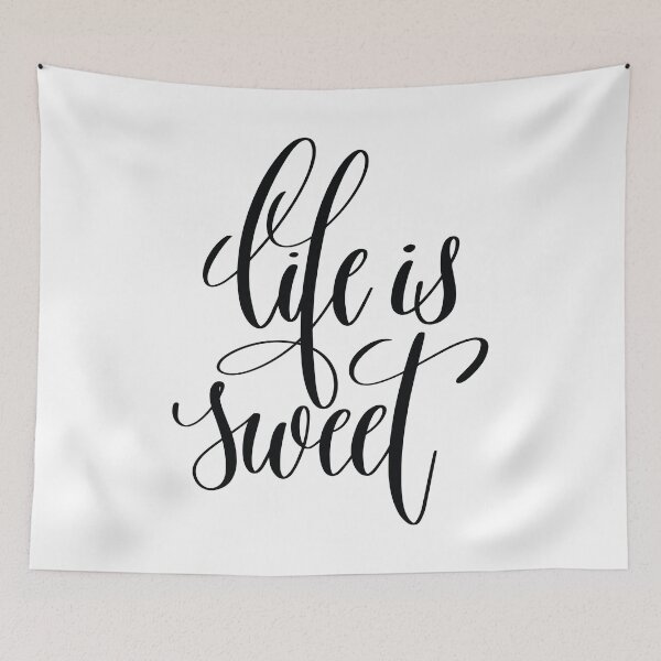 Item preview, Life Is Sweet Inspirational Quotes designed and sold by ProjectX23.