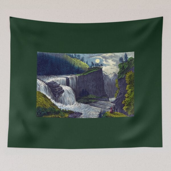 Item preview, View Down the Ravine At Trenton Falls, N.Y. - 1884 designed and sold by CrankyOldDude.