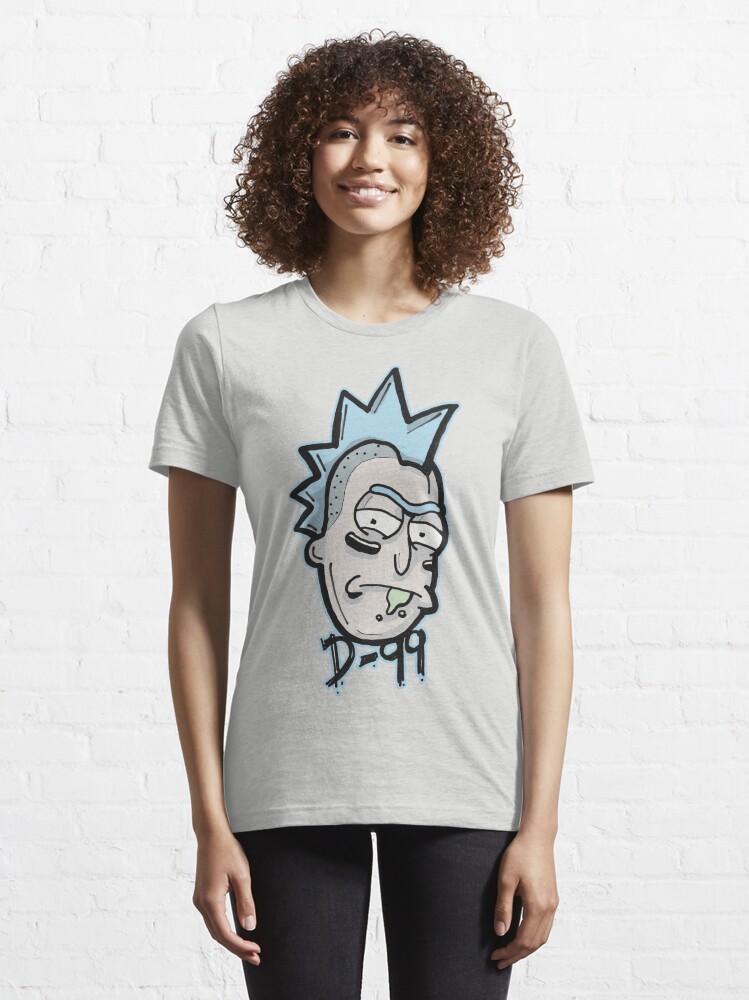 Alternate view of D-99 Rick Sanchez from Rick and Morty™ Essential T-Shirt