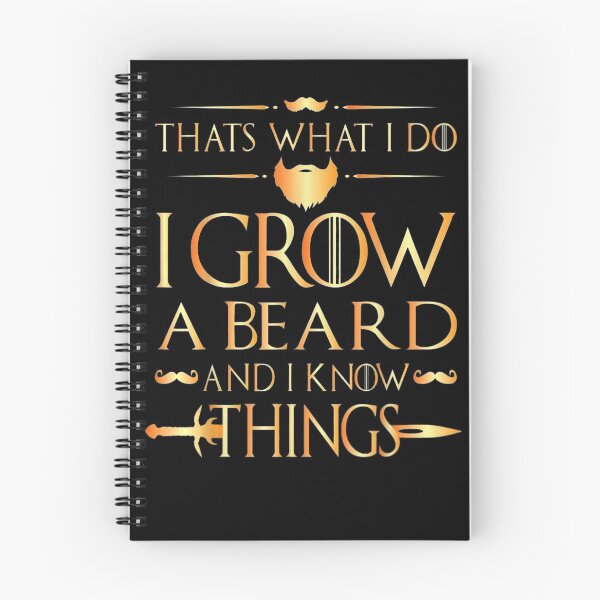 Item preview, Mens Thats what i do I grow a beard and i know things designed and sold by Merchall  store.