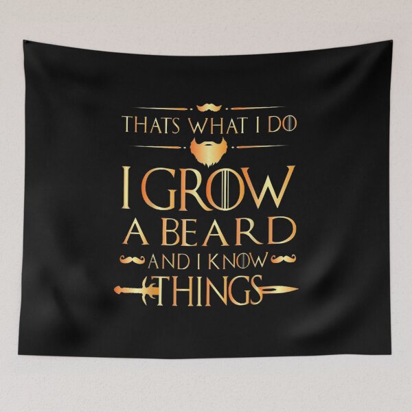 Item preview, Mens Thats what i do I grow a beard and i know things designed and sold by Merchall  store.