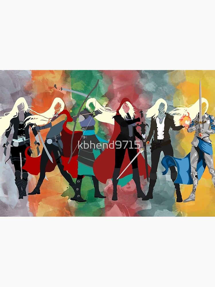 Throne of Glass Series Watercolor by kbhend9715