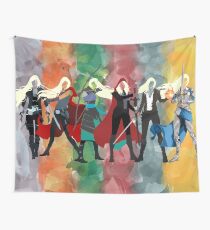 Thron aus Glas Serie Aquarell Wandbehang