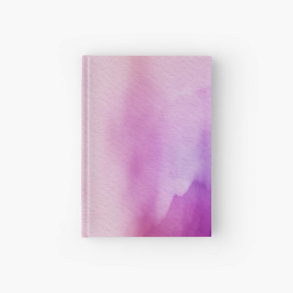 Pinks & Purple Watercolor Positive Space Hardcover Journal