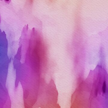 Artwork thumbnail, Pinks & Purple Watercolor Positive Space by FutureImaging