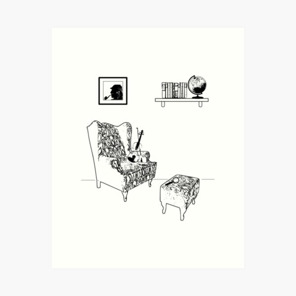 Item preview, Sherlock Holmes, room designed and sold by ZnDigitalPrints.