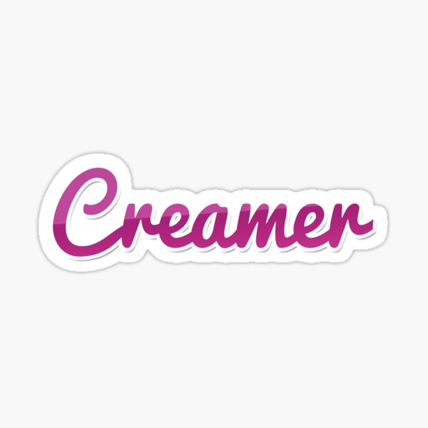 Download Creamer Stickers | Redbubble