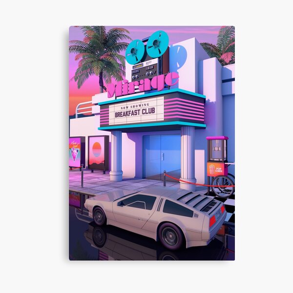 80s Cinema Canvas Print