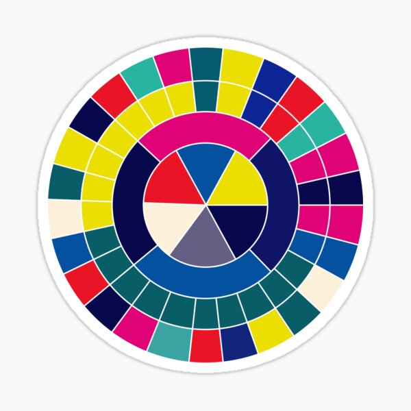 Factory Records Colour Wheel Sticker