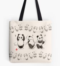 Panda Food Dance Tote Bag