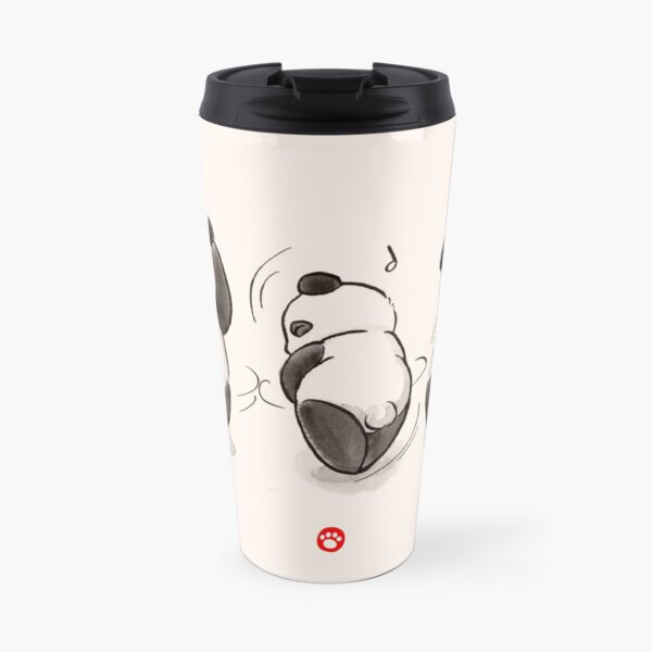 Panda Food Dance Travel Mug