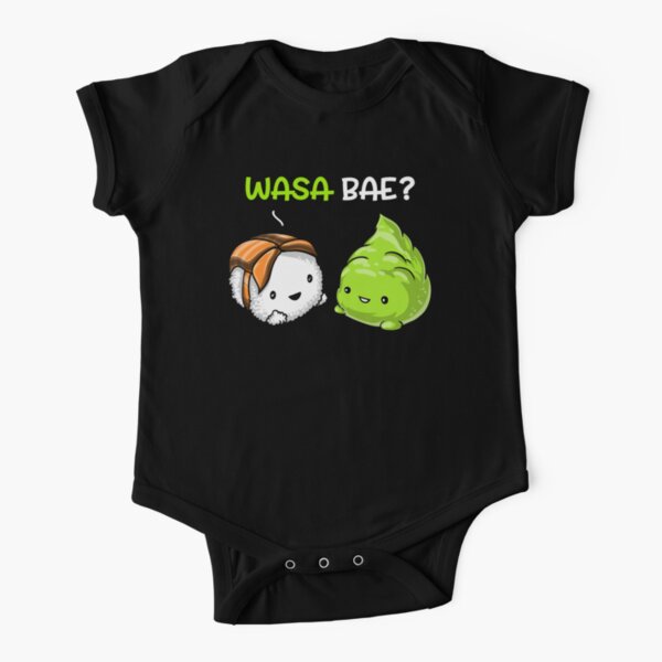 Sushi Wasabi Wasa Bae Short Sleeve Baby One-Piece
