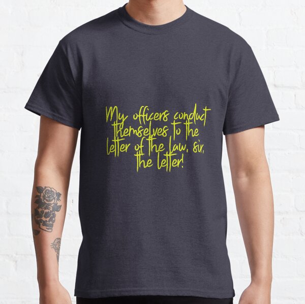 line of duty t shirts uk