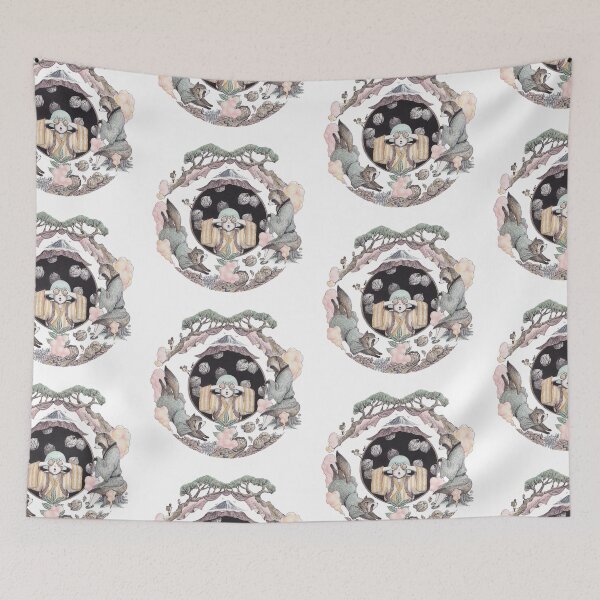 Item preview, Ayako and Mujina designed and sold by Buttons-Inc.