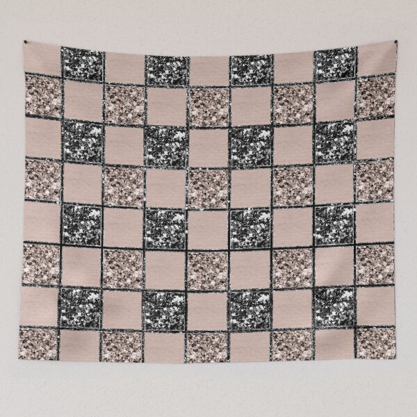 Item preview, Blush Check Glam #2 (Photo of Glitter Only - Not Reflective) designed and sold by Anita's & Bella's Art.