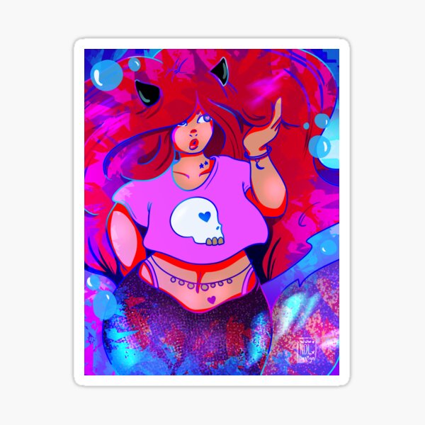 Rainbow Mermaid Mermay 2 Sticker
