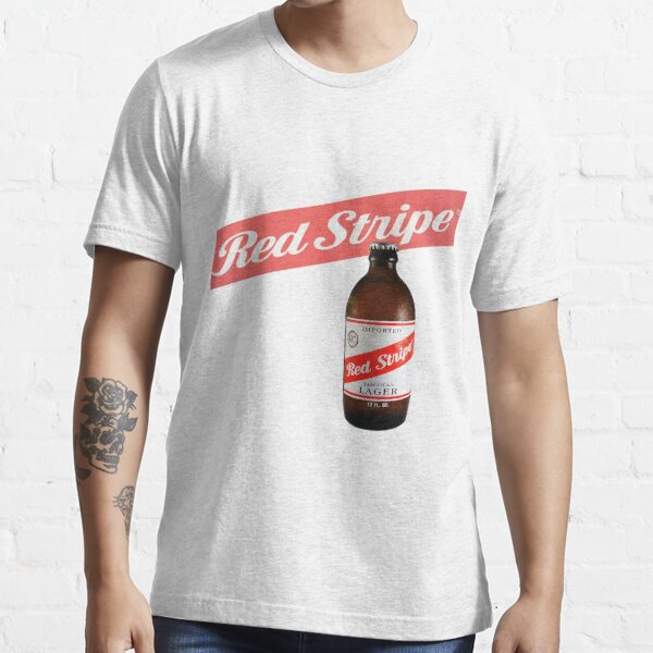 red and black stripe t shirt