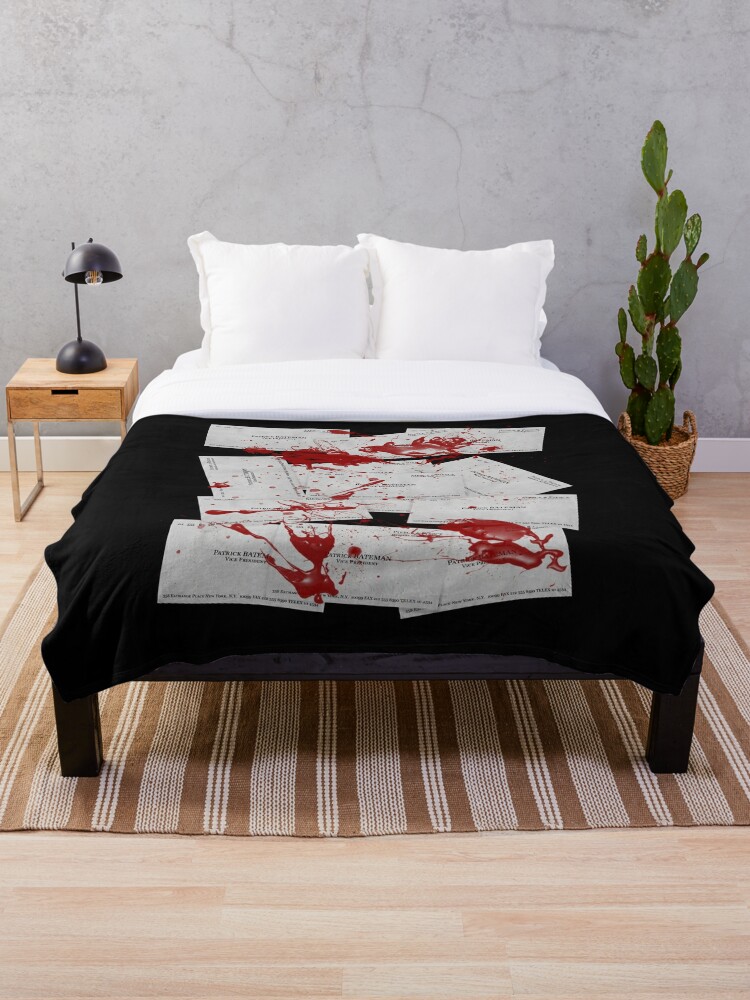 American psycho deals tapestry blanket