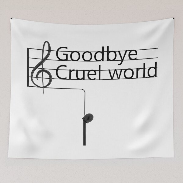 Item preview, Good bye cruel world designed and sold by serpico93.