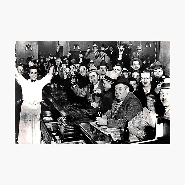 The Night Prohibition Ended Photographic Print
