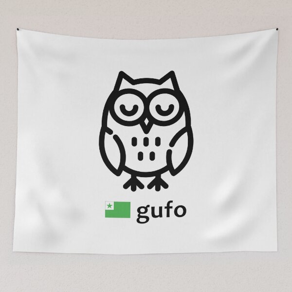 Item preview, Esperanto Gufo (Owl) designed and sold by ByMaSOLE.