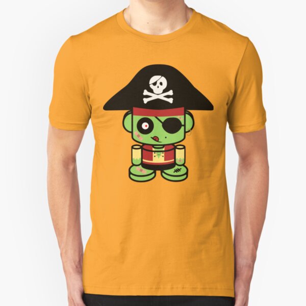 Pirate Zombie O'bot 2.0 Slim Fit T-Shirt