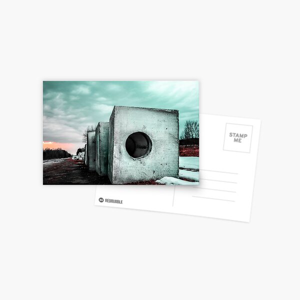 Round Hole 0016 Postcard