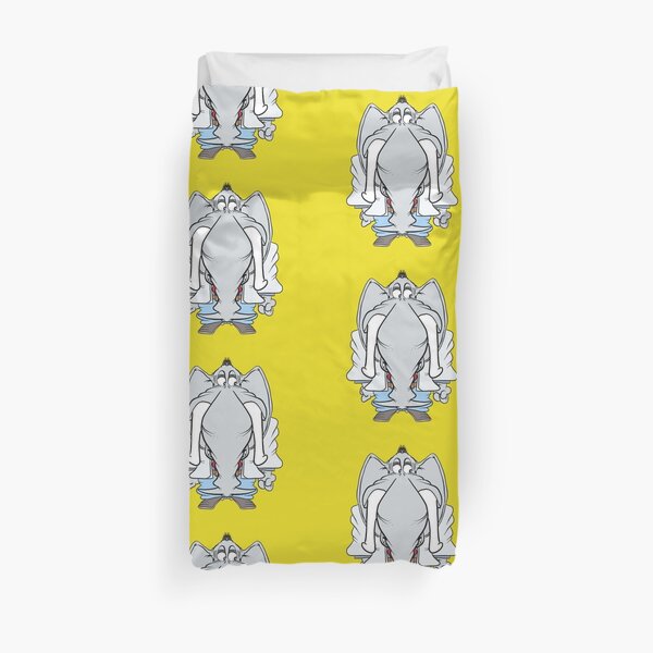 The elephant that got surprised Duvet Cover