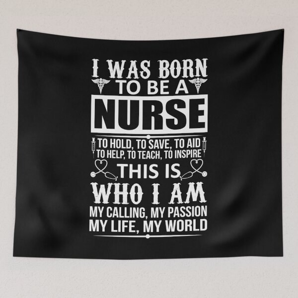Item preview, Born to be a Nurse designed and sold by BiZepsM0.
