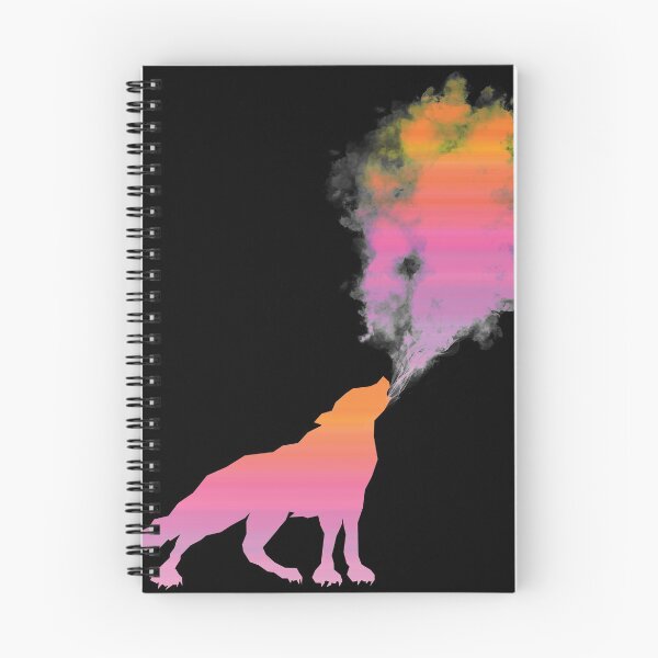 Item preview, Howling Psychedelic Wolf with Breathing Cloud designed and sold by BiZepsM0.