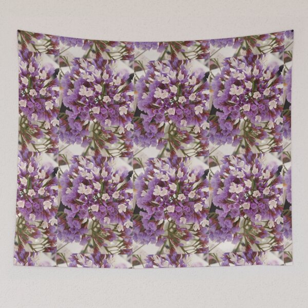 Item preview, Petite Purple and white wild flowers  designed and sold by AnnestiMeets.