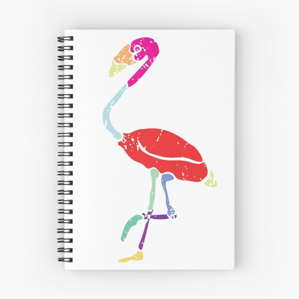 Item preview, Abstract bird (flamingo) in colorful psychedelic colors designed and sold by BiZepsM0.