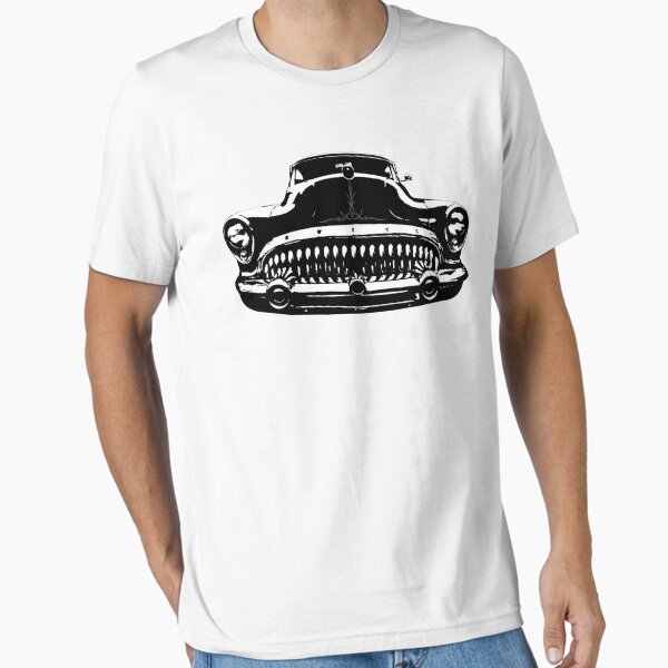 Aperçu de l'œuvre 1953 Buick Grill B & W créée et vendue par GrizzlyVision.