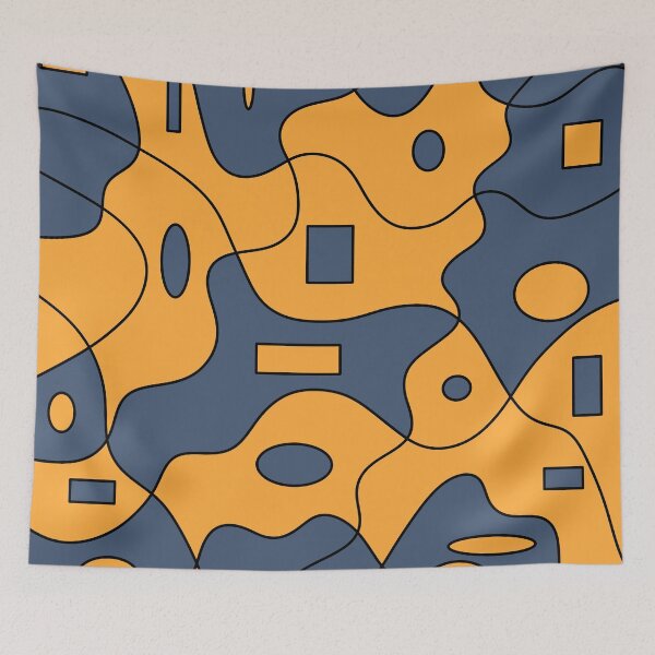 Item preview, Rompecabezas azul y amarillo designed and sold by jsebouvi.