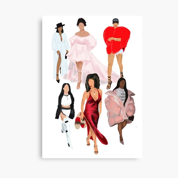 The Many Faces of Rih Canvas Print