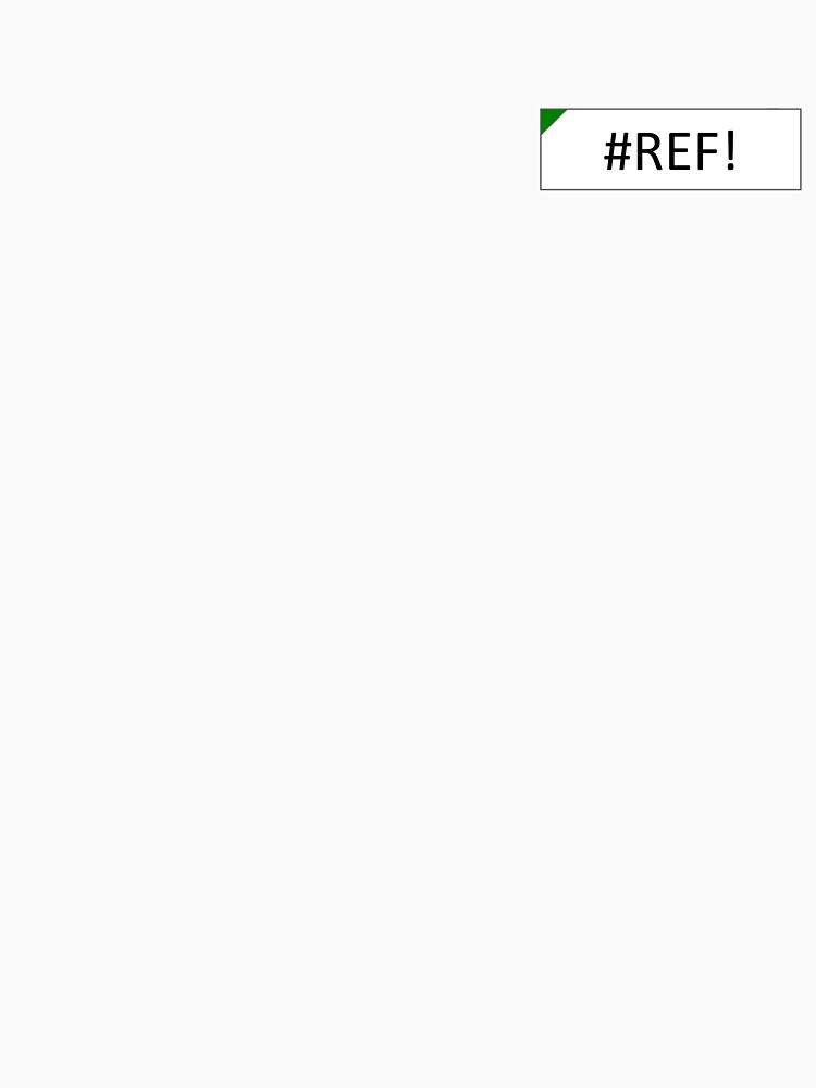 Excel #REF! Error by hdevine825
