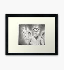 Don't Blink. Framed Print