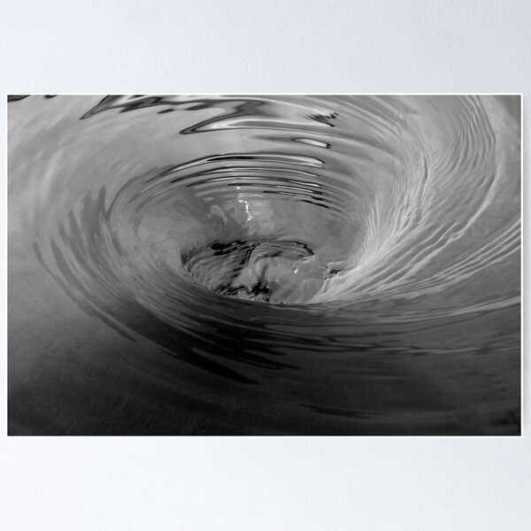 Item preview, Water Vortex (B&W) designed and sold by Derek McMorrine.