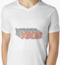 YIKES T-Shirt mit V-Ausschnitt