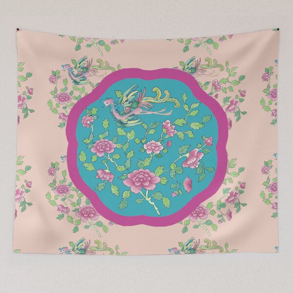Item preview, Turquoise PERANAKAN PLATE designed and sold by designsMM.