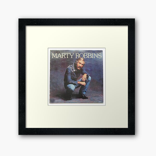 Marty Robbins - Marty Robbins Don kita Framed Art Print
