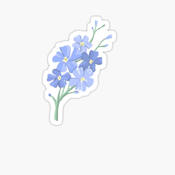 Forget Me Not Sticker