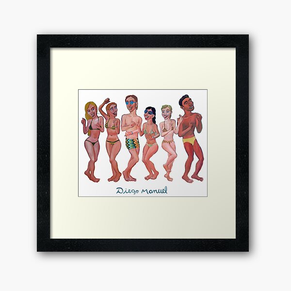 Vista previa del artículo con la obra «Fiesta en la playa 6», diseñado y vendido por Diego Manuel Rodriguez.