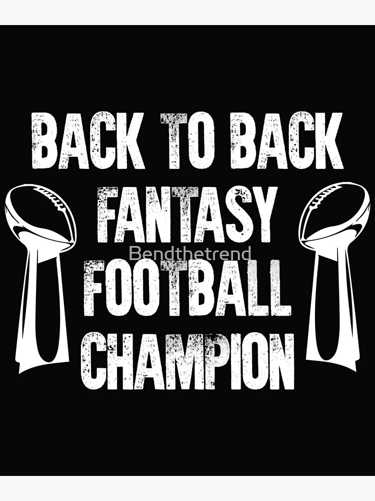 back to back fantasy football champion