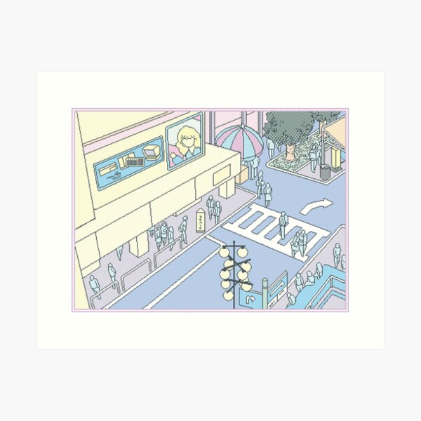 Aperçu de l'œuvre Vapor City créée et vendue par KUPNOODLE.