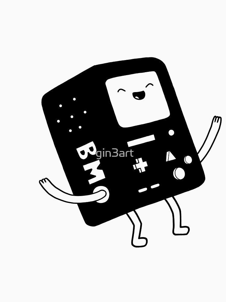 bmo adventure time black and white