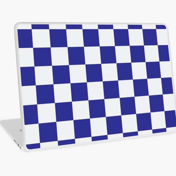 Brighton Blue and White Checkered Fan Flag Graphic T-Shirt for